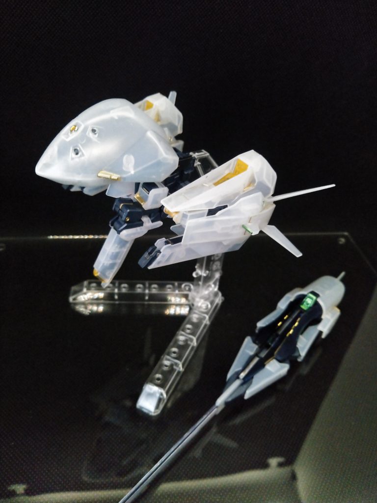 差し替えでモビルアーマー!・・・変形過程がワケわからん、差し替え無しへの改造とか無理やろコレ( ̄▽ ̄;)