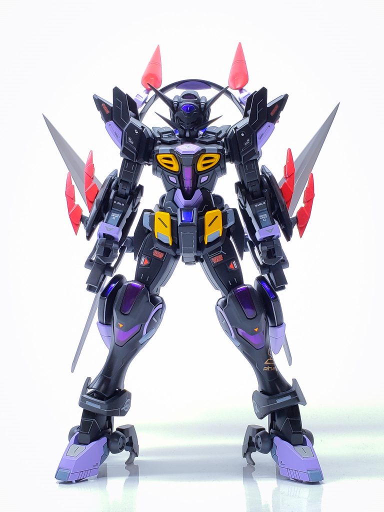 HG GエルスGセルフのパーフェクトパックを背負わせ、より凶悪に見えるよう改造しました