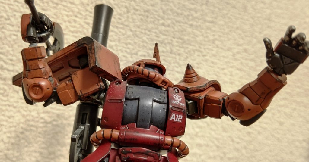 HG シャア専用ザクⅡ 赤い彗星ver–2枚目/制作者：仲村　燈