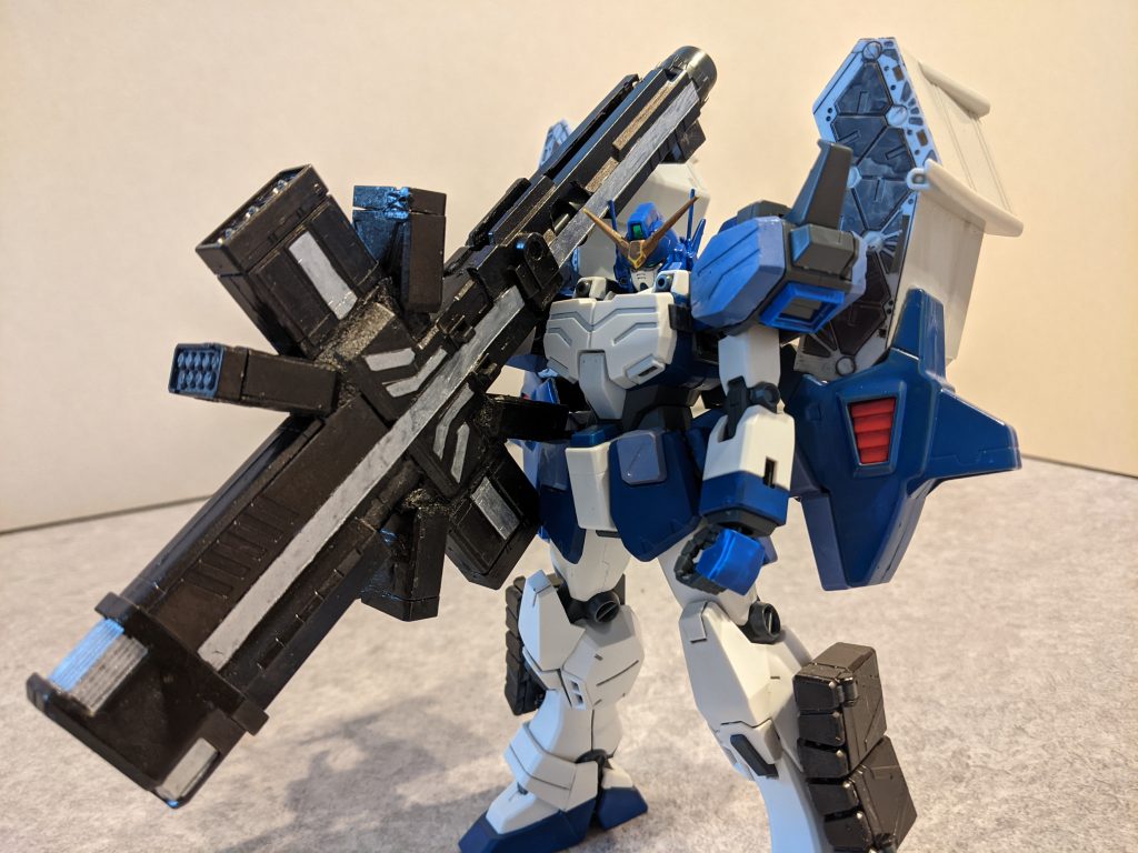 最後にバズーカ持ち状態を添え、以上でガンダムプロメテウス(IMAGINE)の紹介終了です。ご覧いただき、ありがとうございました。