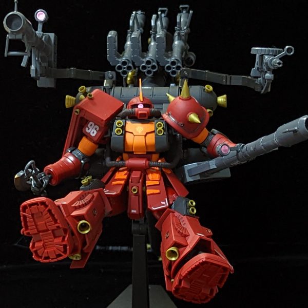 ＨＧ 1/144 サイコザク 部分塗装 武器メガ盛り