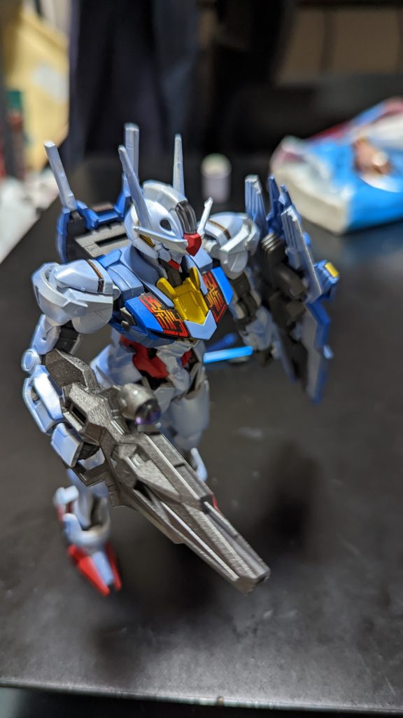 素体状態換装対応のためにジョイントをかませた関係でバックパックが少し浮いてます(汗)