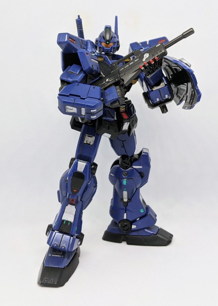 以上、ジム・カスタム(Gフレーム版)ティターンズカラーでした。こちらも前回のシャイニングガンダム同様に完成度が高く、オススメできる一品だと思いました。