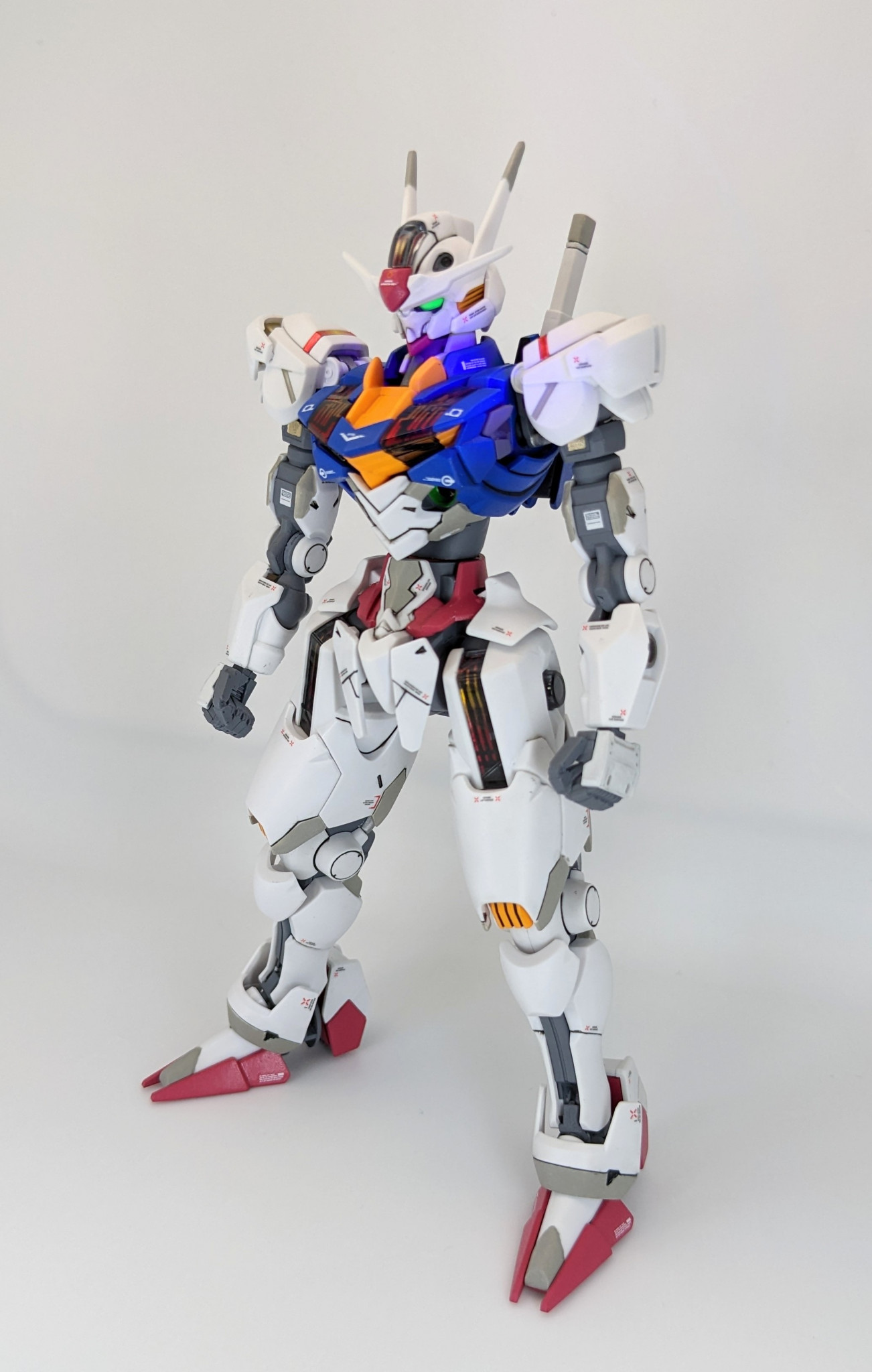 チロル様専用 製作依頼品】HG 水星の魔女 ガンダムエアリアル 塗装済