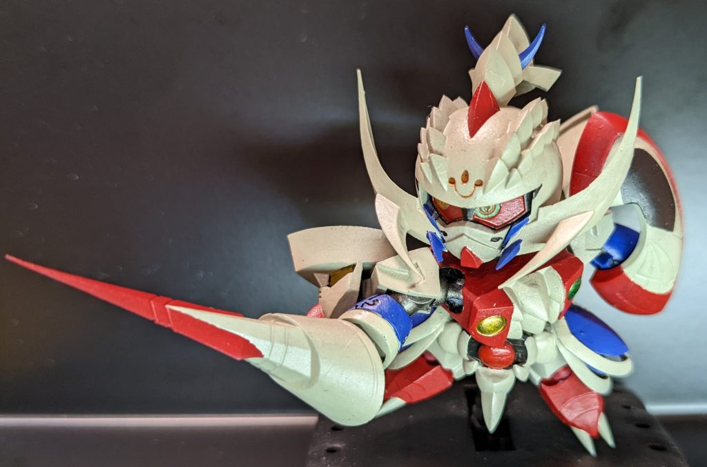 しかし、よく似合ってて格好良いと思います。私的には黒騎士バンシィがコールした武器を一時的に装備した姿と妄想してます😁