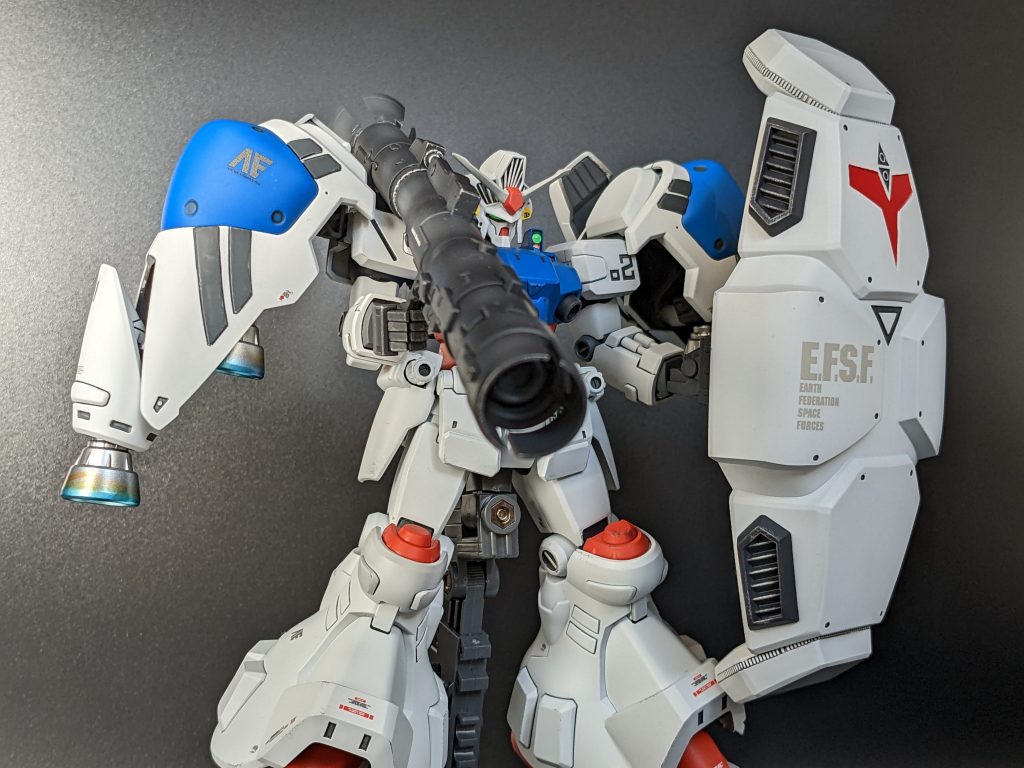 バインダー動かすと肩の塗装がガリガリしちゃうので、ドキドキします。すでにナチュラルチッピングができてます