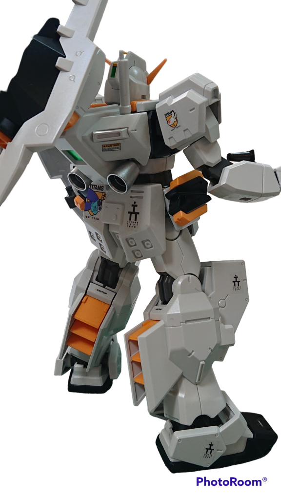 バックのスラスタージュラルミンで塗装 