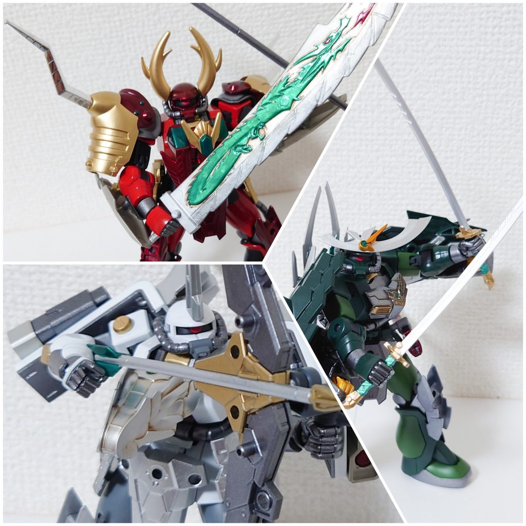 武者威神伝　番外編「武者殺駆三人衆」–2枚目/制作者：パイナップル少佐