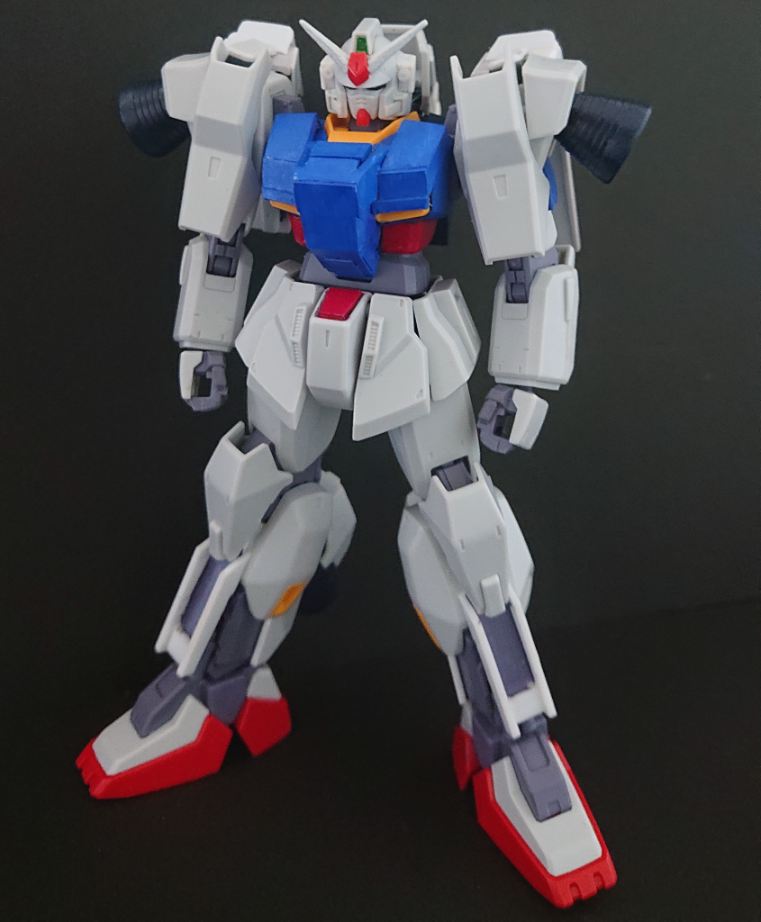 Z作中の後半で敵機体との性能差が表面化したことを踏まえ、本機は可変機に対抗できるよう、ガンダム開発計画において4号機として開発された機体を参考に機動力中心に改良された。その際、敵への心理的効果を狙いRX-78-2のカラーに変更されている