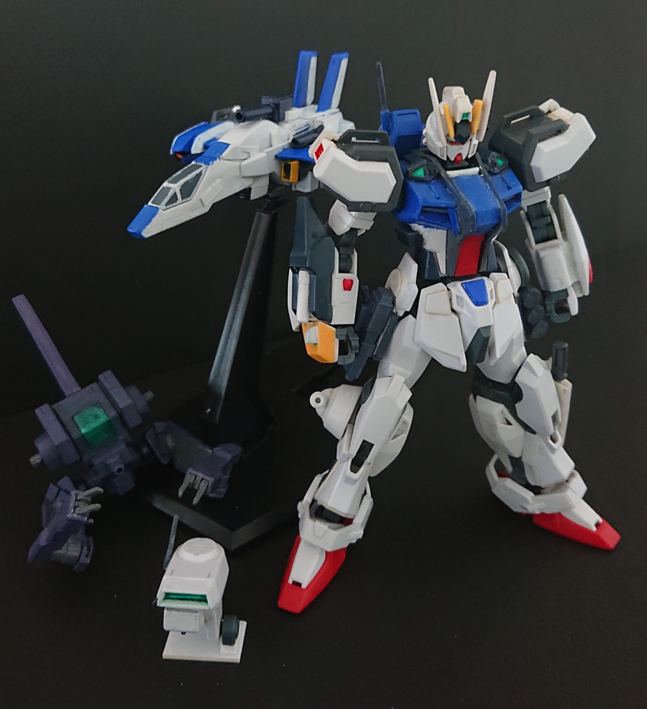 各種ストライカーパックを装備した状態→https://gumpla.jp/hg/1185908本機の支援目的に制作した戦闘機→ https://gumpla.jp/hg/1180631