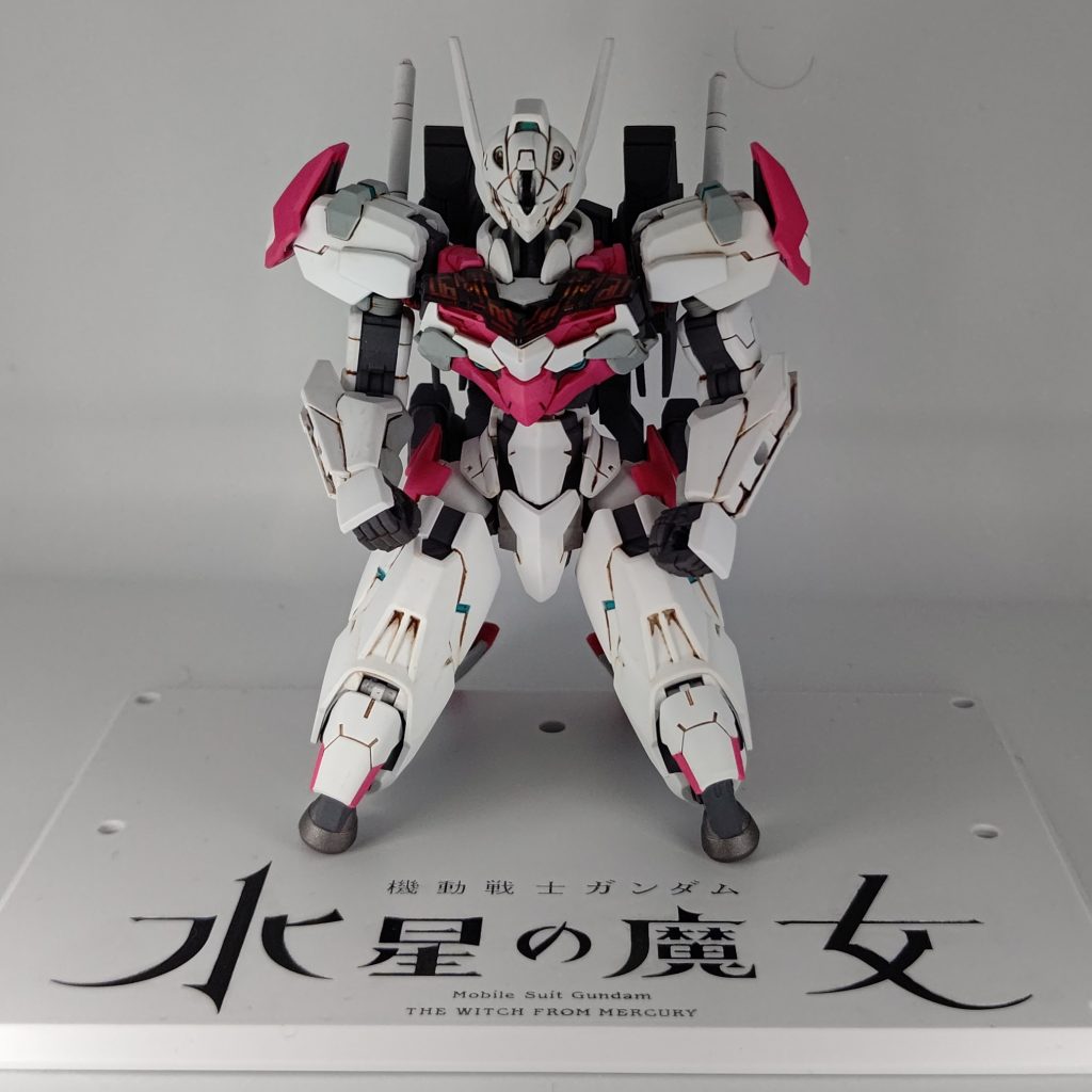 さて、あと1hで水星の魔女放送なので、この子一緒にTV前で待機です。エアリアルは放送までに間に合うのか！？