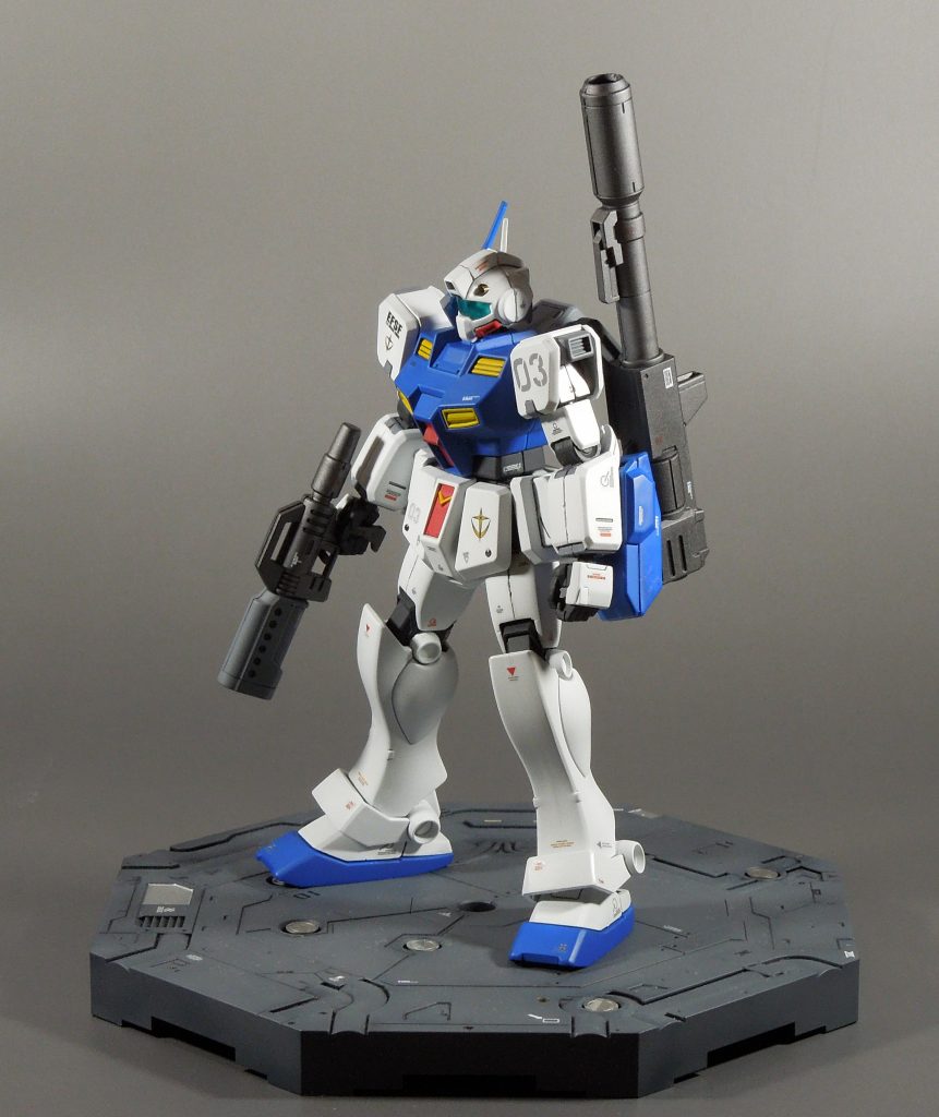 システムウェポンのビームスプレーガンをずっと使いたかった・・・。今回の機体コンセプトにドンピシャだったと思います。