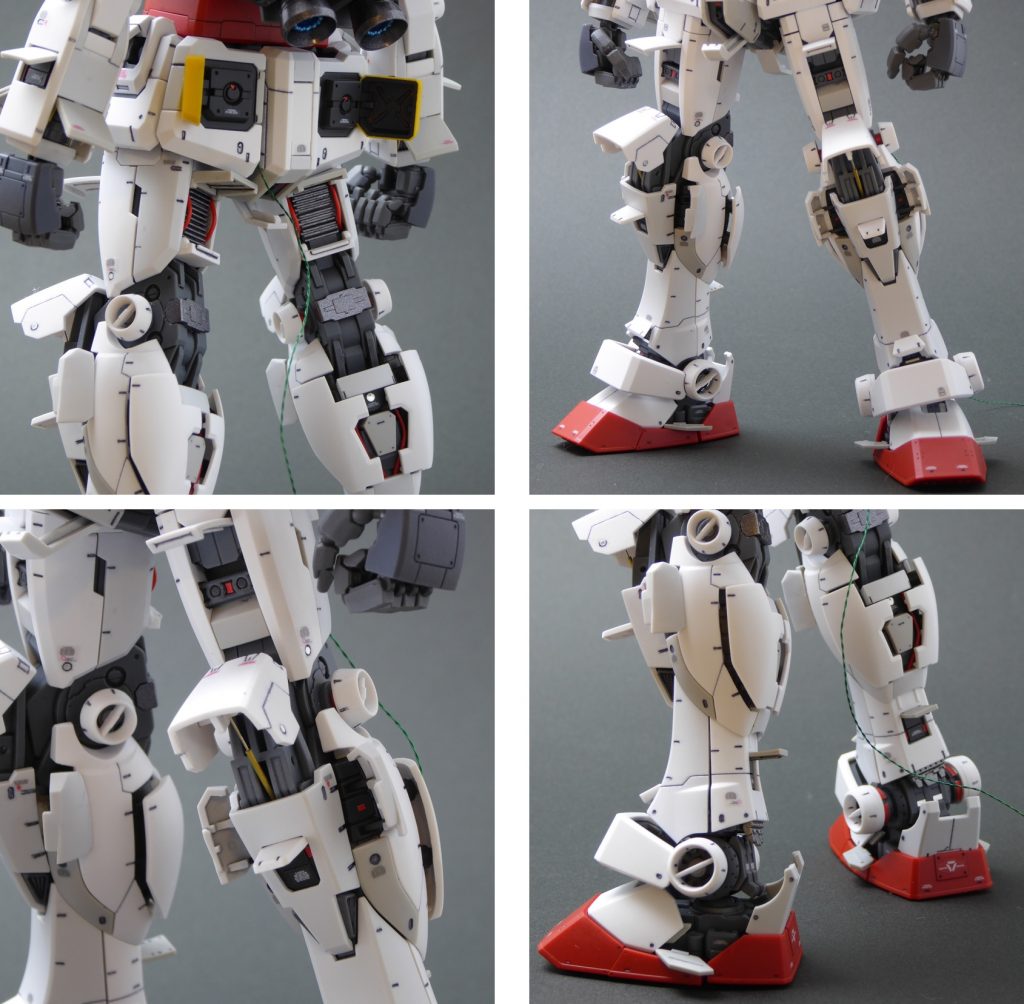 モモ裏や上腕にはシイタケディテールをガンメタルに塗装して入れました。