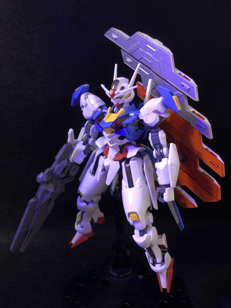 HG ガンダムエアリアル　ミキシング　ムーンガンダム