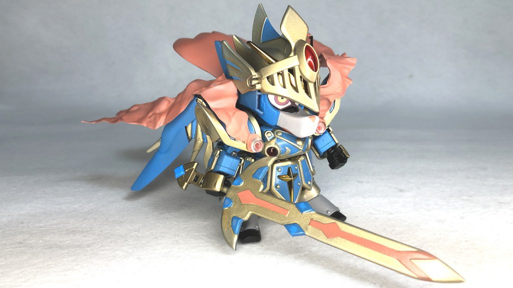 鎧着用!「けんのおう」姿をイメージ金青の色合いがなんともザシアンらしくぴったりでした!
