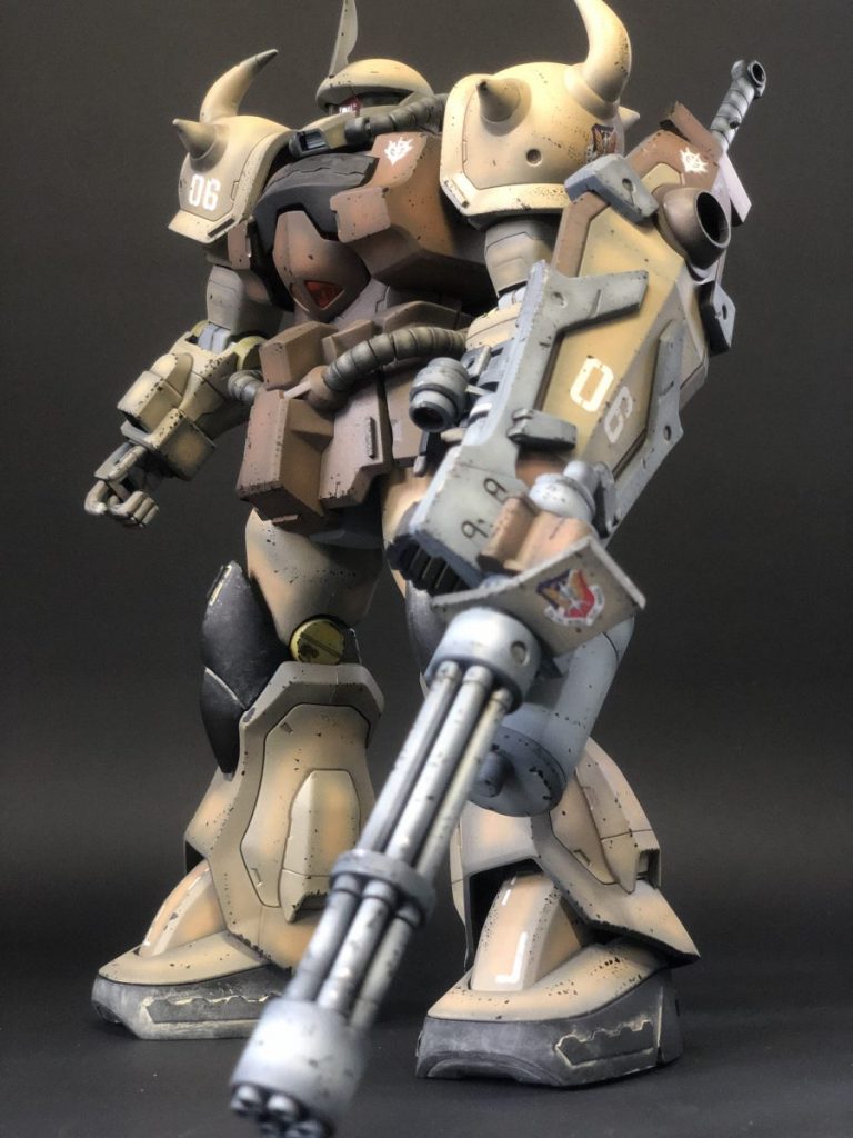 足元に少しウェザリングペーストを使っています。いい雰囲気です。