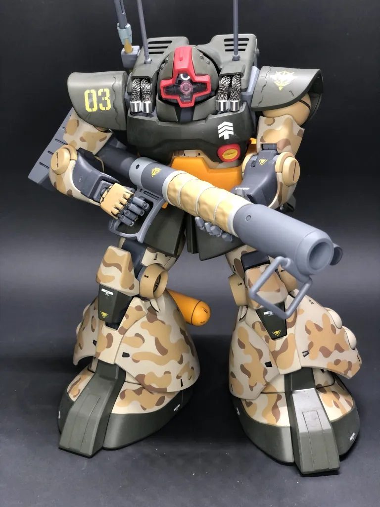 MG ドワッジ 砂漠っぽい迷彩カラー｜アヒルさんのガンプラ作品｜GUNSTA（ガンスタ）