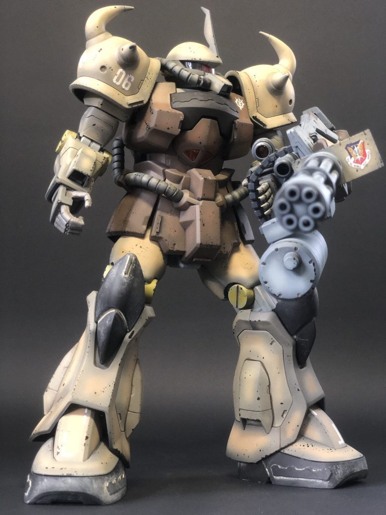 メタリック系の塗料を避けて塗装しています。