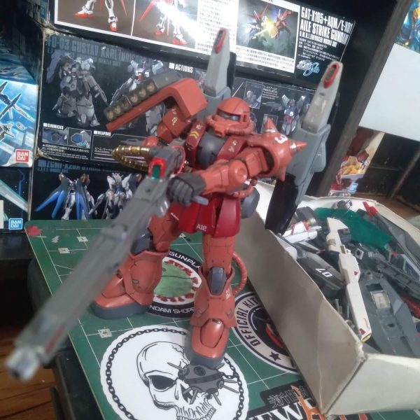 HGUC Zaku 2 (red comet warrior)