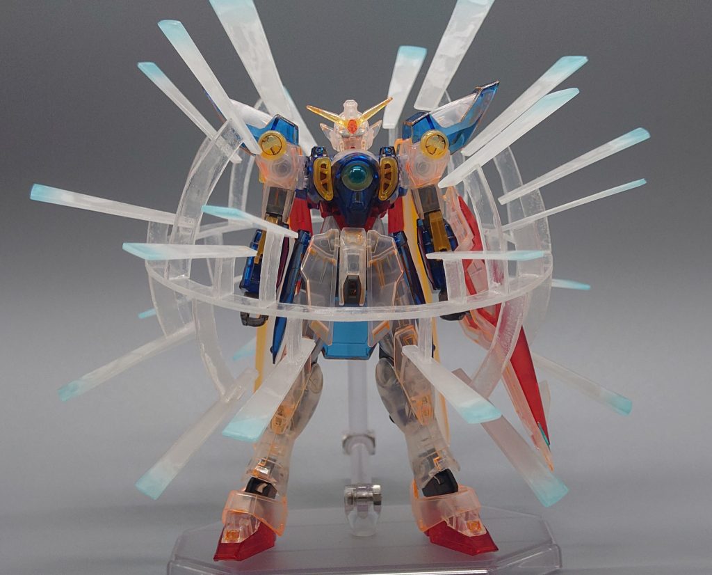 エフェクトパーツはタミヤのプラ板を積層しています。切り出したい形を作り、リモネンセメントをプラ板上にベチャベチャに塗って溶かして重ねます。白瓶セメントよりさらさらして？のでやりやすい気がしました