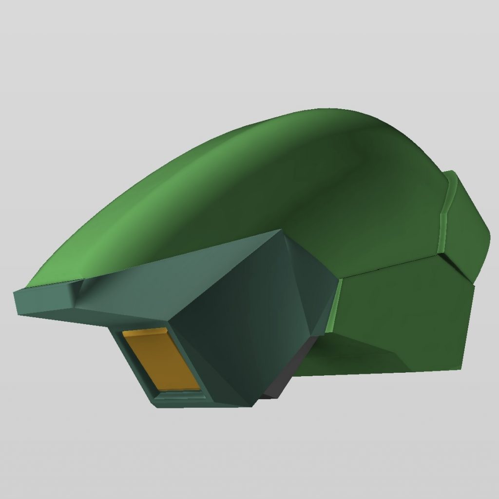 頭部3Dモデリングです