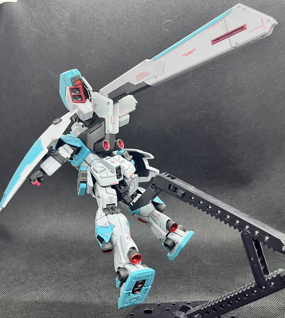 バーニアが上手く塗れた