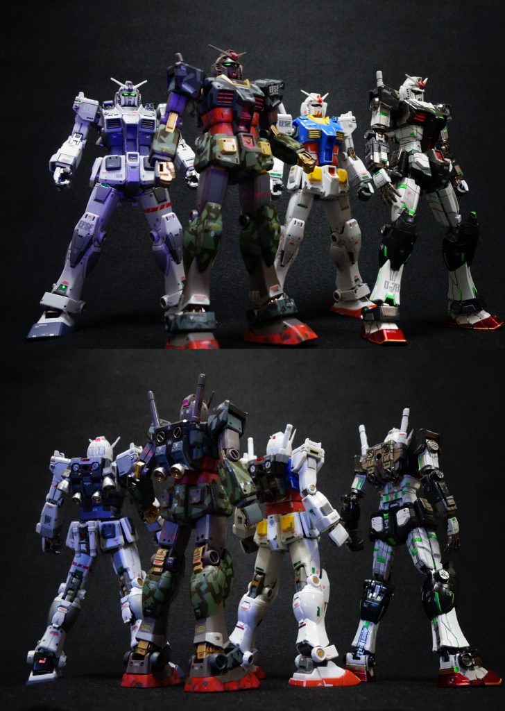 ●プロト、ノーマル、G3と作ったので、やっぱり並べてみたくなります。