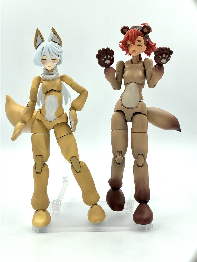 30MSとメガミデバイスの身長差がいい感じのバランスかと！