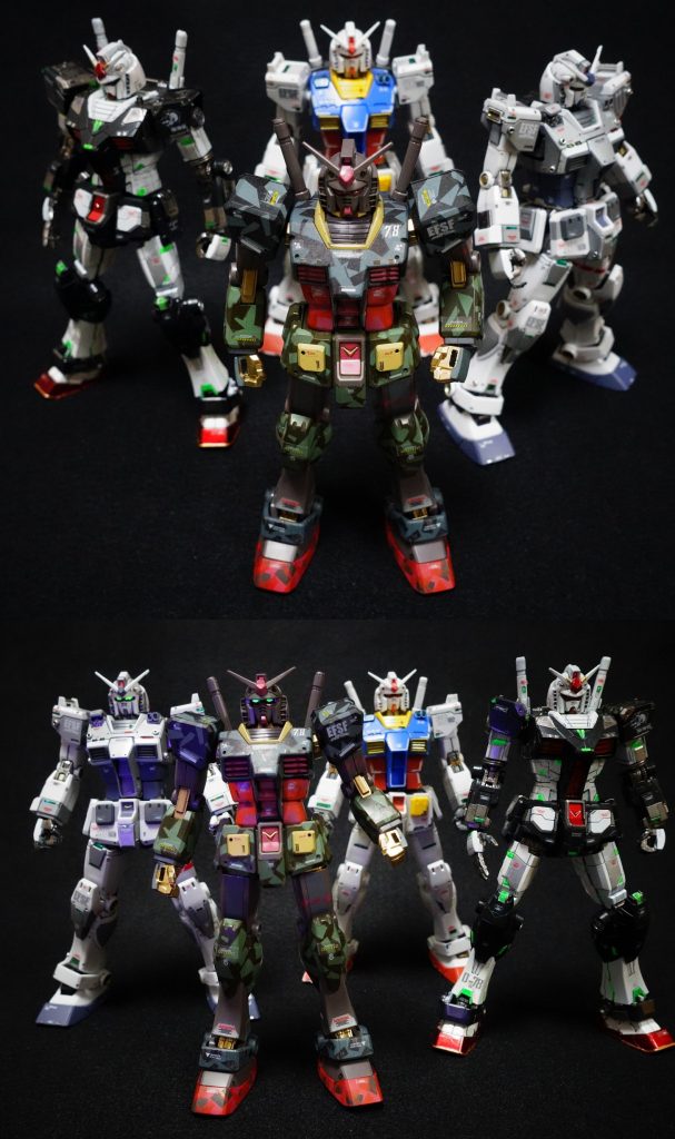 ●頭、二の腕、太もも、スネ、足首は成型色を残しつつ、大体1日でサクッとできました。これはこれで、とっても楽しめました。未開封のこの子をくれた、いとこに感謝。