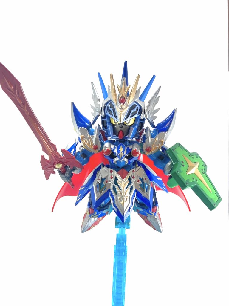 炎の剣は赤一色だと寂しいので、オレンジで塗り分けたつもりですが…あまり目立たなかったです😅