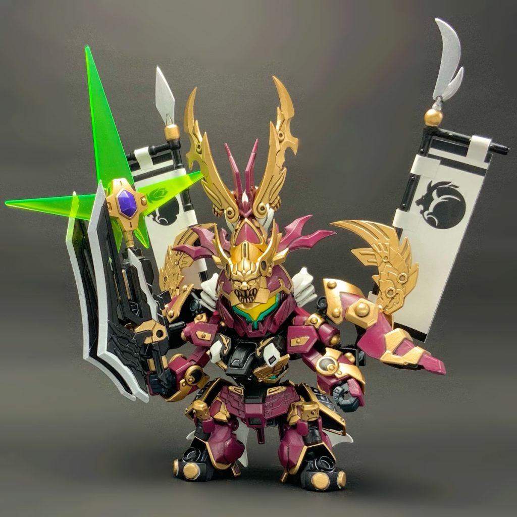 ●銃・槍・剣が合体ありがちなSDギミック！人呼んで雷光双刃！