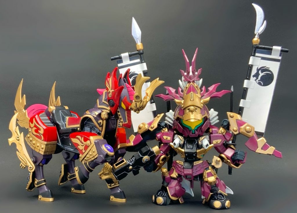 ●人馬一体「具得留！おまえの力を貸りるぞ！」