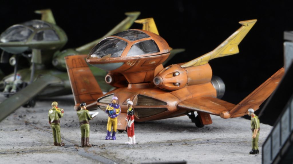 EXモデル ガルマドップ&ドップ 電飾ジオラマ–2枚目/制作者:ガンダムラボ