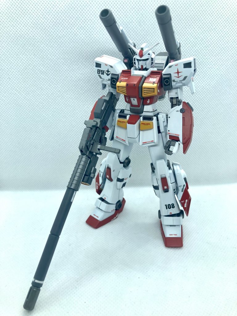 カイ機:C108赤とキャノンのみでガンキャノンを受け継いだ設定にして作りました。妄想族なので