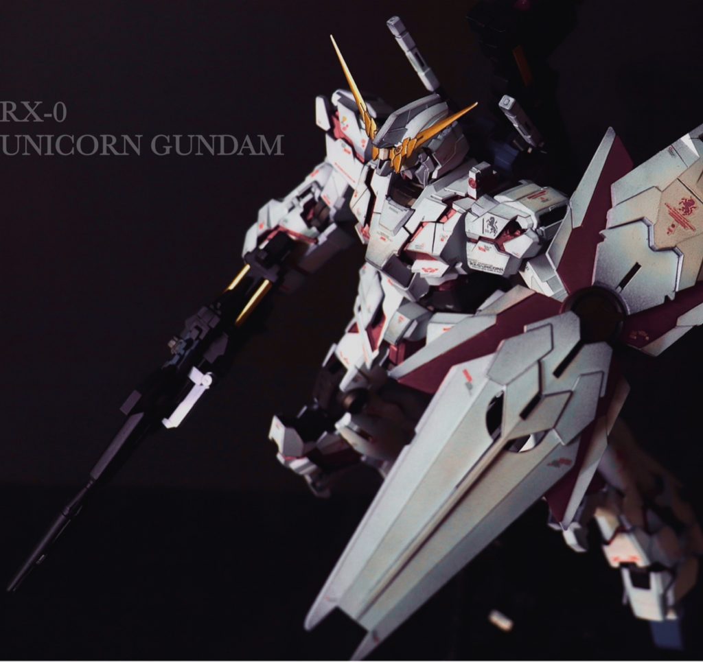 MG 1/100ユニコーンガンダム–2枚目/制作者：@ASAHIfujisan