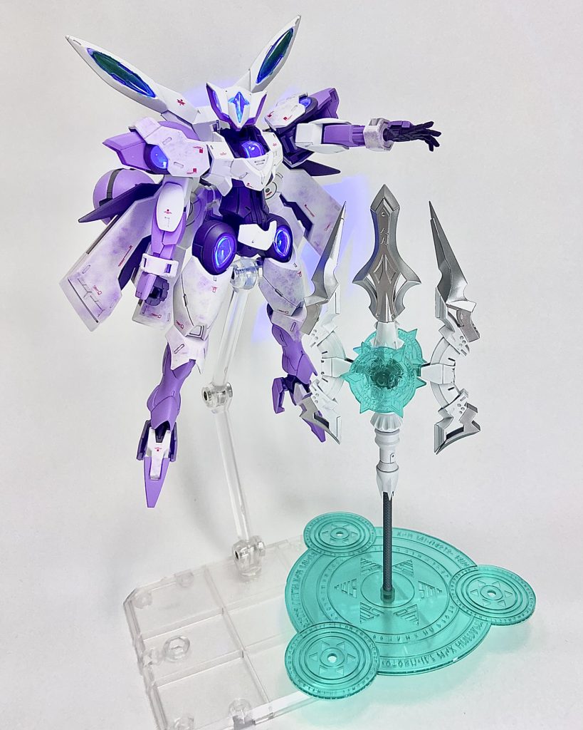 この機体を見た時、真っ先に魔法使いそうだなと思ったので、マジック武器を持たせました。個人的にかなりベストマッチデス。