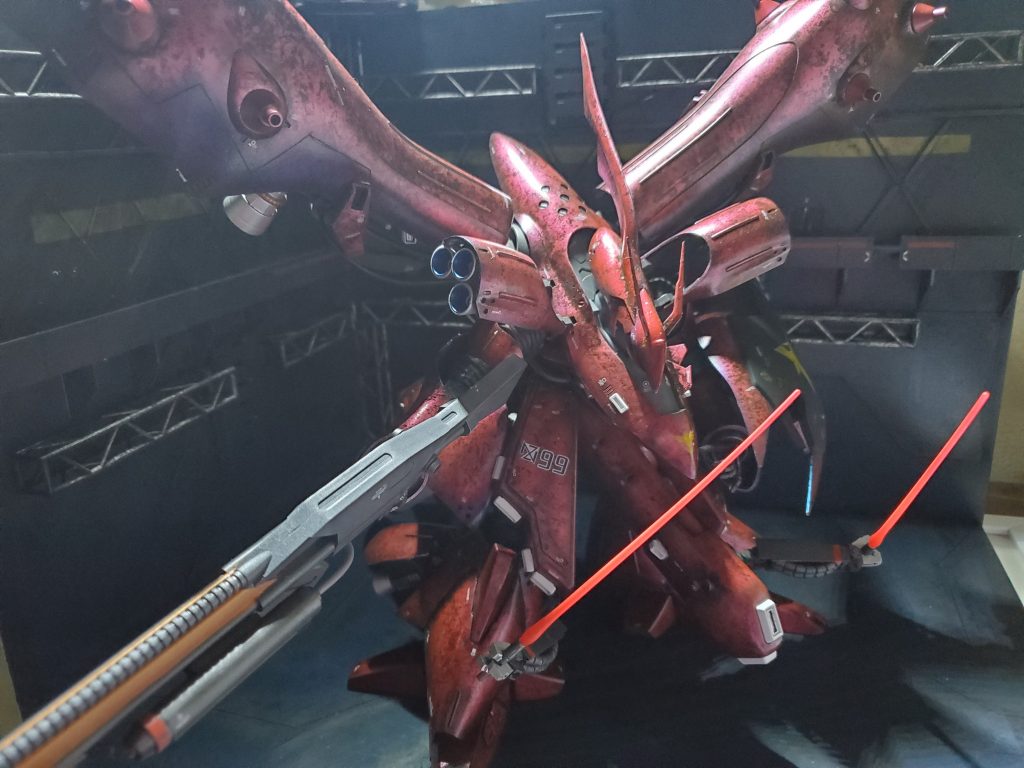 サブアームフル稼働　上半身の角度付け