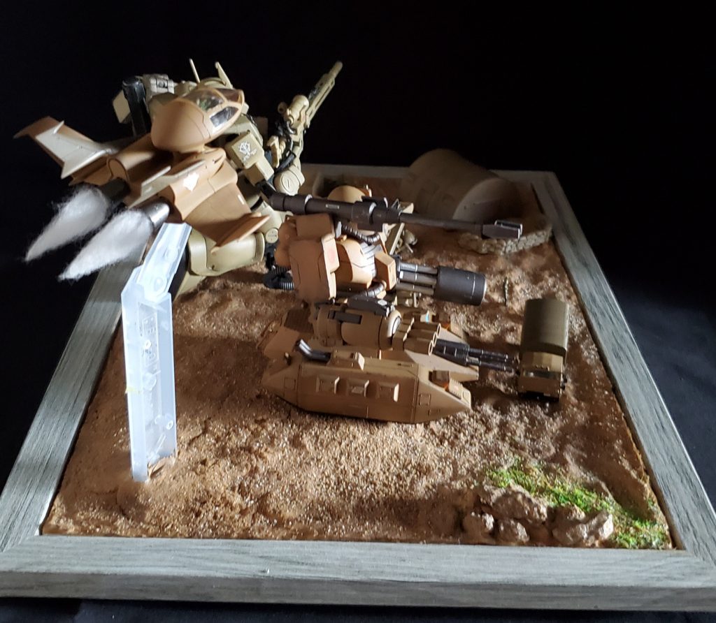 オラザク2022出品作品【アフリカ戦線、野営地にて】–4枚目/制作者：おとぼけ