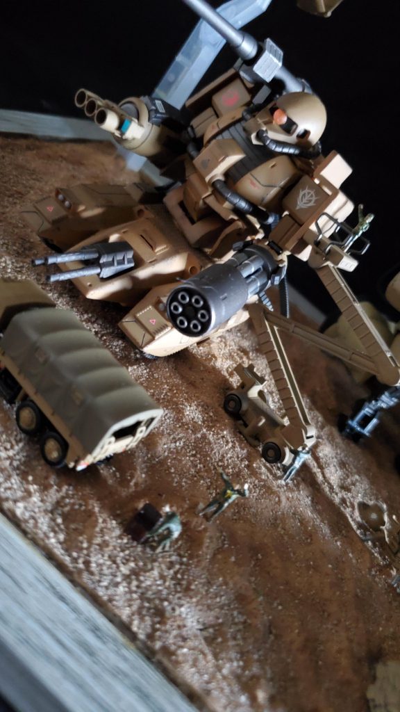 オラザク2022出品作品【アフリカ戦線、野営地にて】–7枚目/制作者：おとぼけ