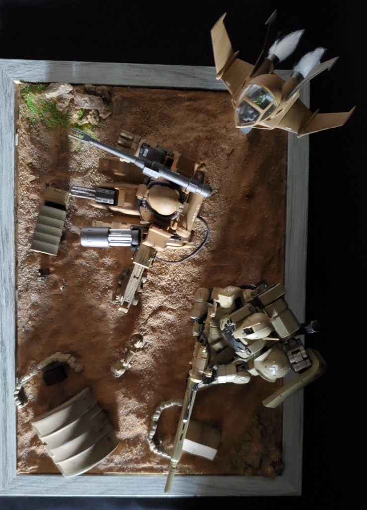 オラザク2022出品作品【アフリカ戦線、野営地にて】–6枚目/制作者：おとぼけ