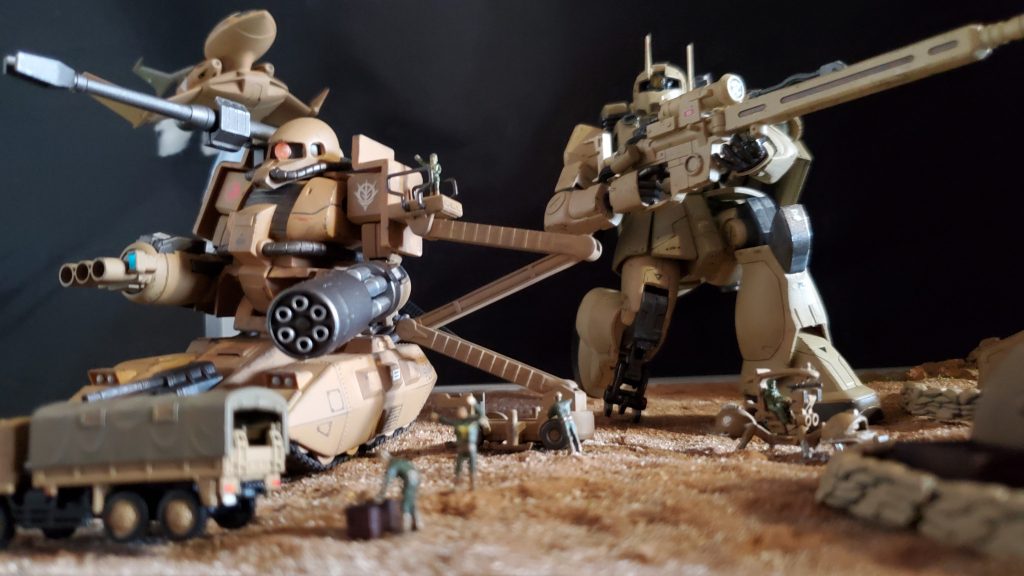 オラザク2022出品作品【アフリカ戦線、野営地にて】–9枚目/制作者：おとぼけ