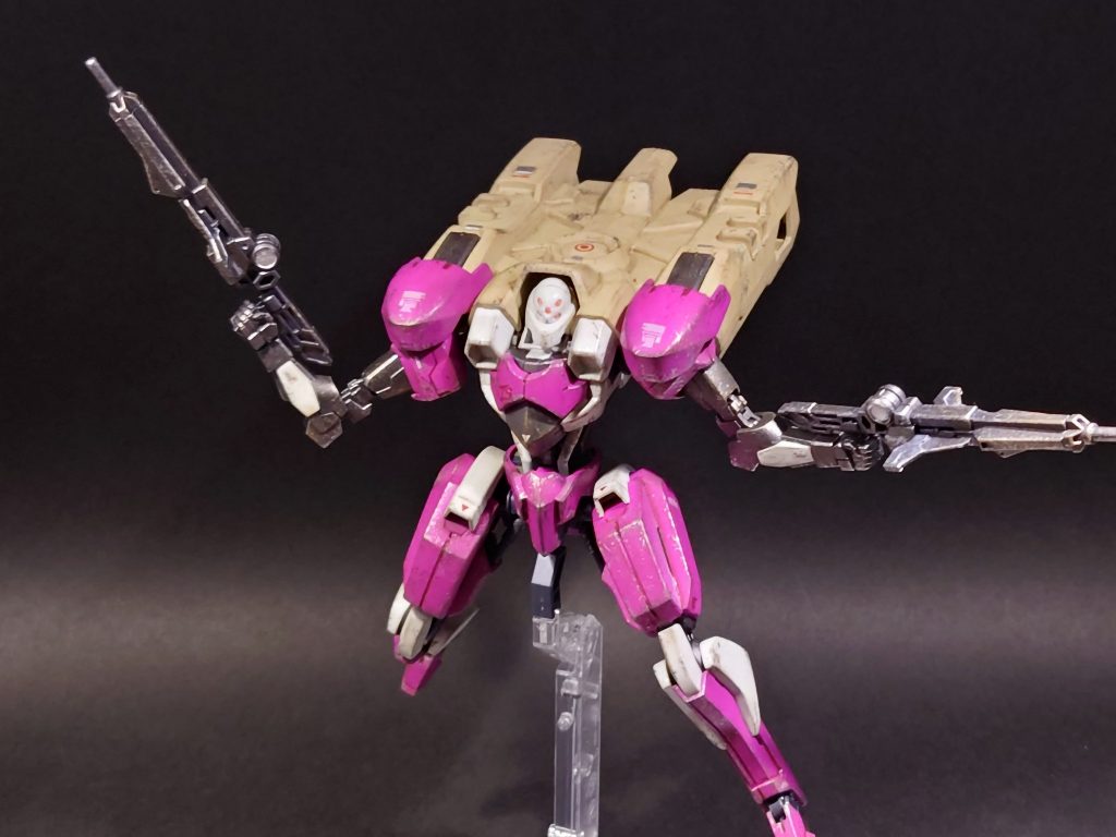 ＨＧ百里&百錬、初の筆塗り全塗装–5枚目/制作者：しいたけ