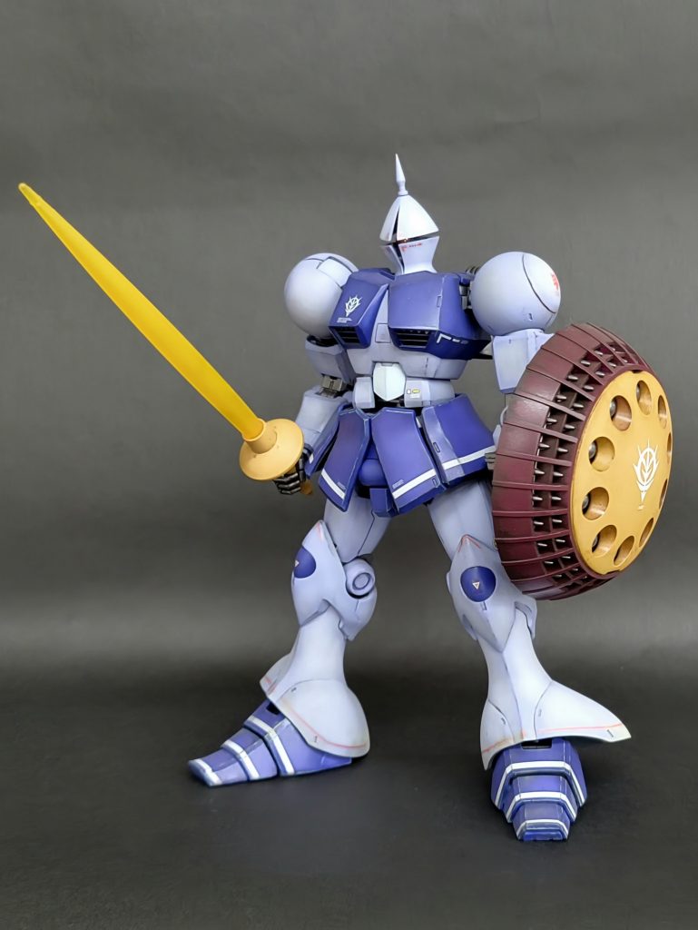 メインの2色は、紫味を抑え、青味にふって混色。二度と再現不能…。