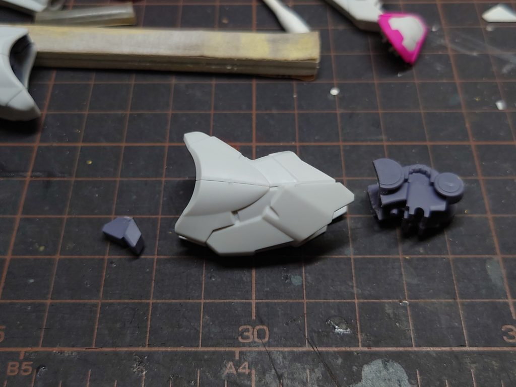 太もも合わせ目消しは上下で後ハメ加工にして対応ここの合わせ目消したいという方の参考になれば幸いです