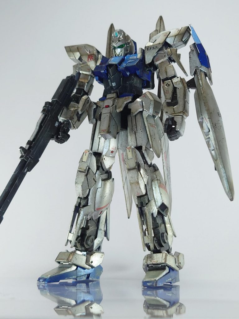 ＨＧデルタプラス筆塗り全塗装–4枚目/制作者：しいたけ