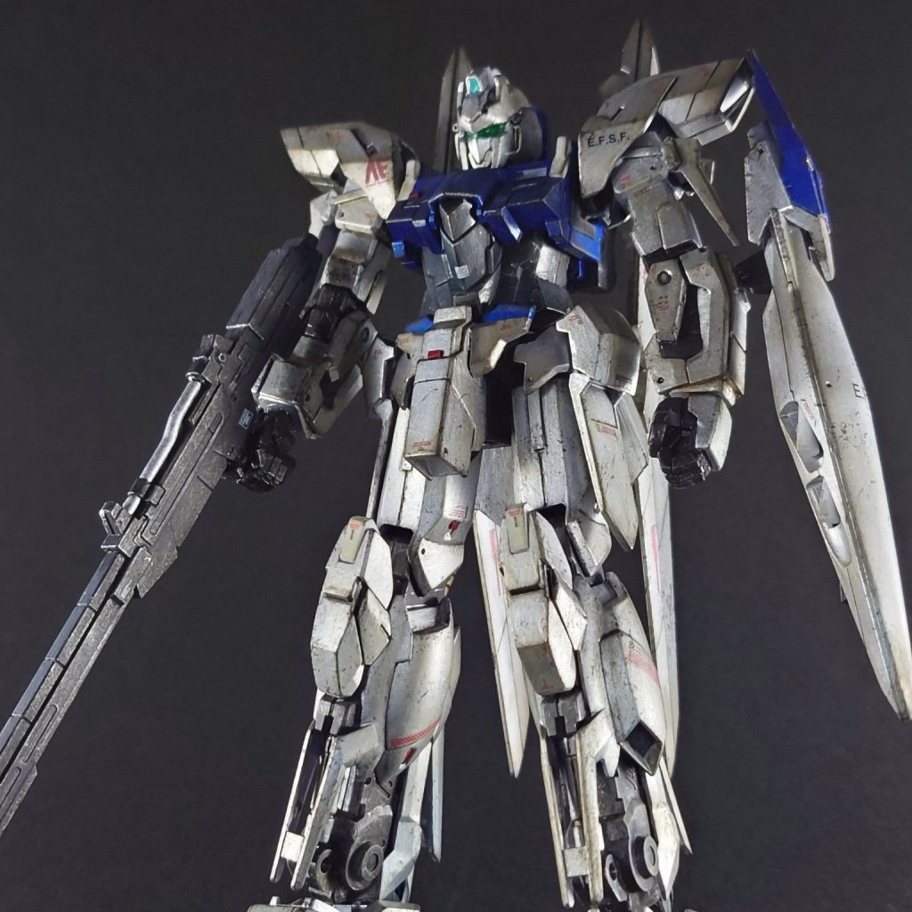 HGデルタプラス筆塗り全塗装｜しいたけさんのガンプラ作品
