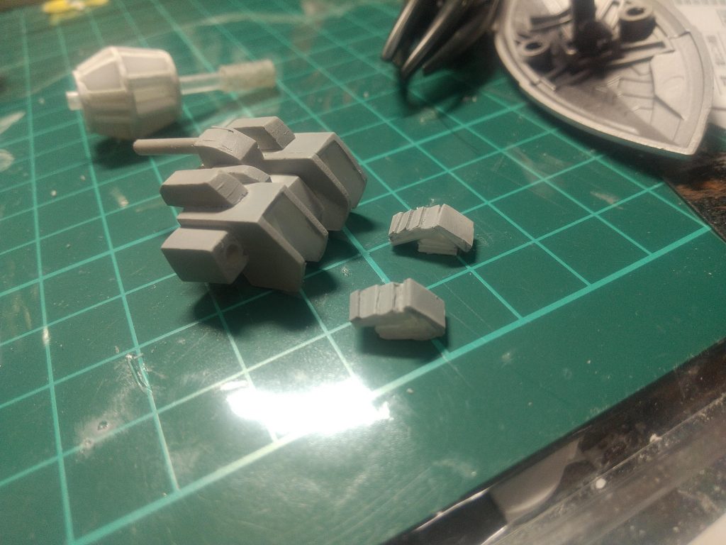 バーニアの塗り分けが面倒だって思ったので取り外し可能にしました