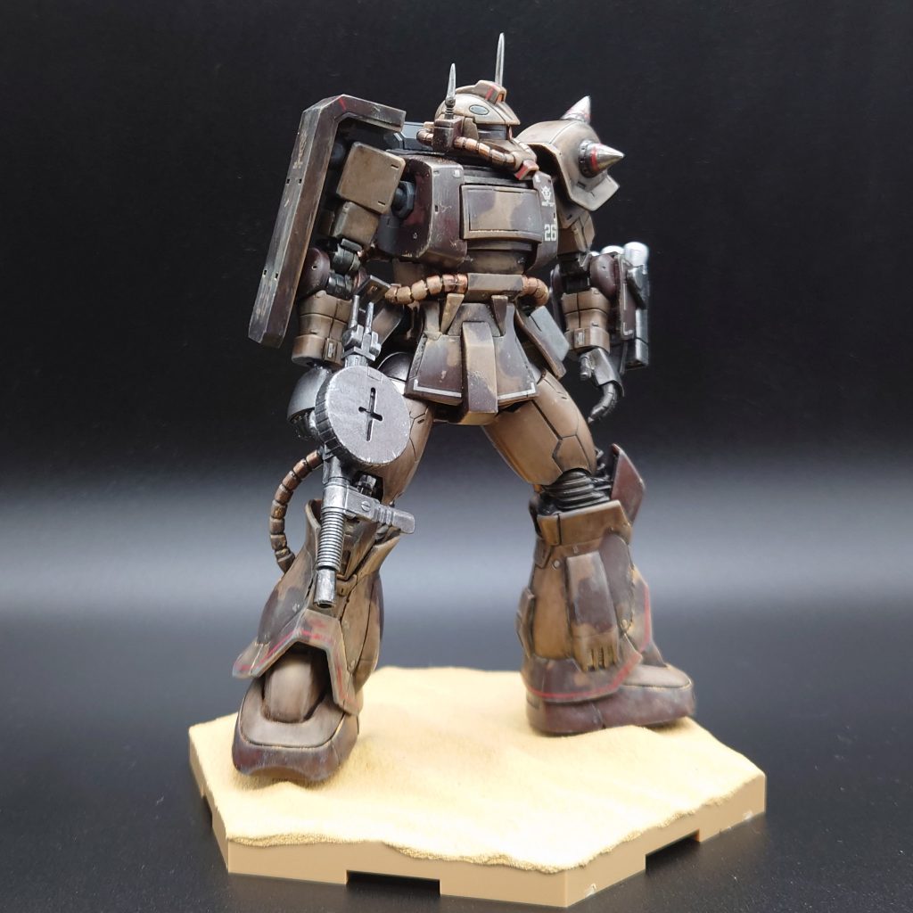 HG ザク・デザートタイプ ダブルアンテナ仕様–5枚目/制作者：KEN＠NTModelers(ゆんv2)