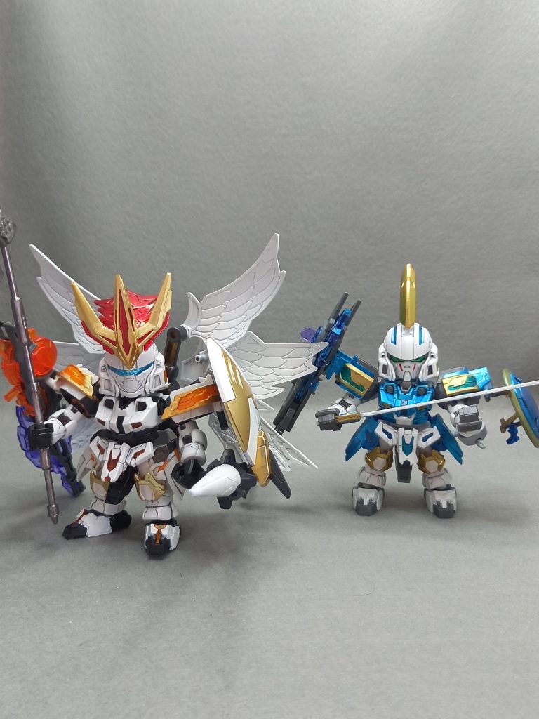 前回制作した夏侯覇トールギスⅡと並べて✊