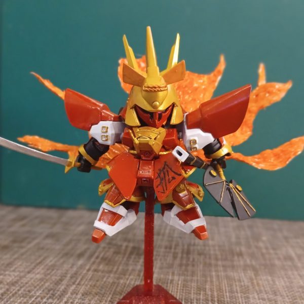 續十一……我的百鬼夜行的第11個是三大妖之一，九尾狐玉藻前連飛威(moon gundam 糸列試作機沙殺比)，九尾參考狐忍和陰陽師的氣尾巴😅😅. 第1個.滑鬼頭若殺驱後， 第2個.大鬼般若道拉士(ドラc，特拉傑),  第3個.鴉天狗劍舞飛荒， 第4個.夜叉邪炎將, 第5個.大天狗殺帝那, 第6個.山童自護號和 第7個是三大妖之一，妖怪之首之稱酒吞童子新安州， 第8個.青鷺火厄斗， 第9個.水虎古夫MS-07B 第10個是茨木童子赤殺驅(twilight axis 紅查古3改)